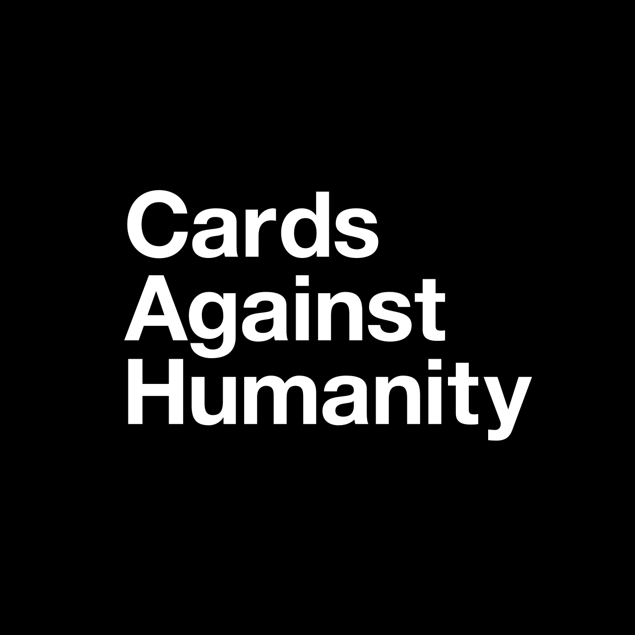 Cards against humanity stock image.