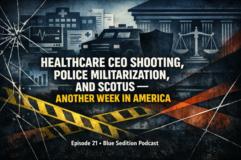 Healthcare CEO Shooting, Police Militarization, and SCOTUS: Another Week in America
