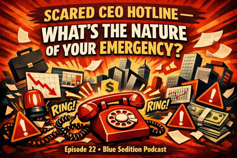 Scared CEO Hotline, What's the Nature of Your Emergency?